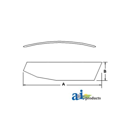 A & I Products Glass, Door (RH) 52.75" x33.4" x4.5" A-5130884